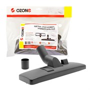 Щетка для пылесоса "Пол-ковер" универсальная Ozone с металлической подошвой 300 мм, под трубку 32 и 35 мм 584802
