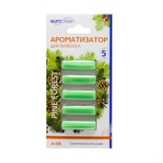 Ароматизатор Euroclean для пылесоса "Хвоя", 5 шт 554253