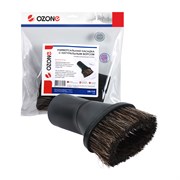 Насадка для профессионального пылесоса универсальная Ozone с длинным натуральным ворсом для мебели, под трубку 32 и 35 мм 572889